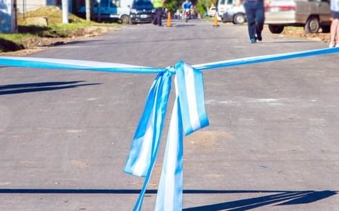 Se inauguraron nuevas cuadras de pavimento en Berazategui