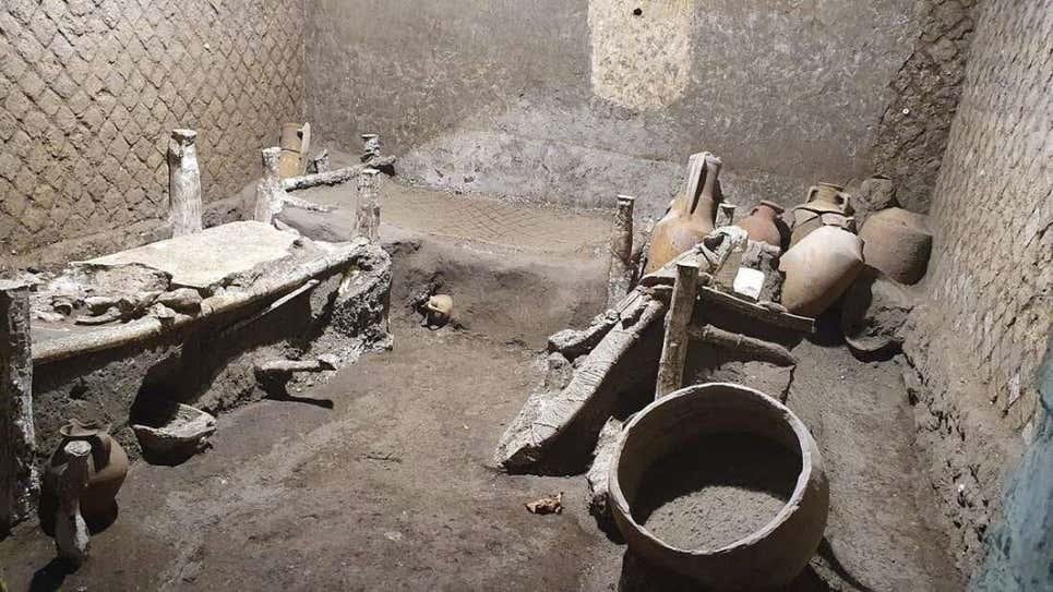 En la antigua Pompeya: descubren un cuarto de esclavos perfectamente conservado
