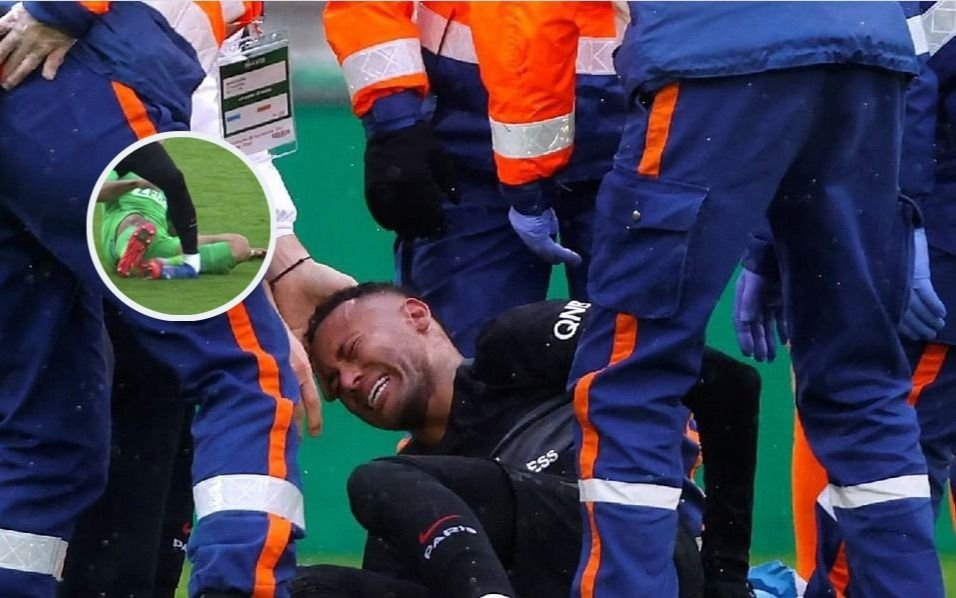 Se fue entre lágrimas: tremenda lesión de Neymar Jr y preocupación en el PSG