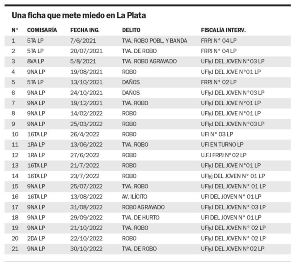 “La puerta giratoria”: se reinstala el debate sobre el delito juvenil