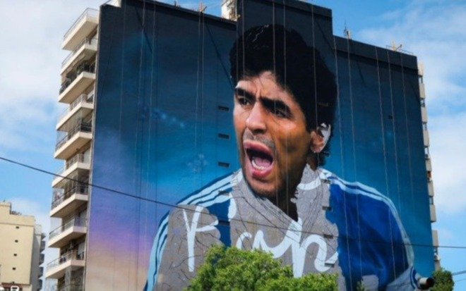 Maradona: el mural, Dieguito, Verónica, Gianinna y Claudia 