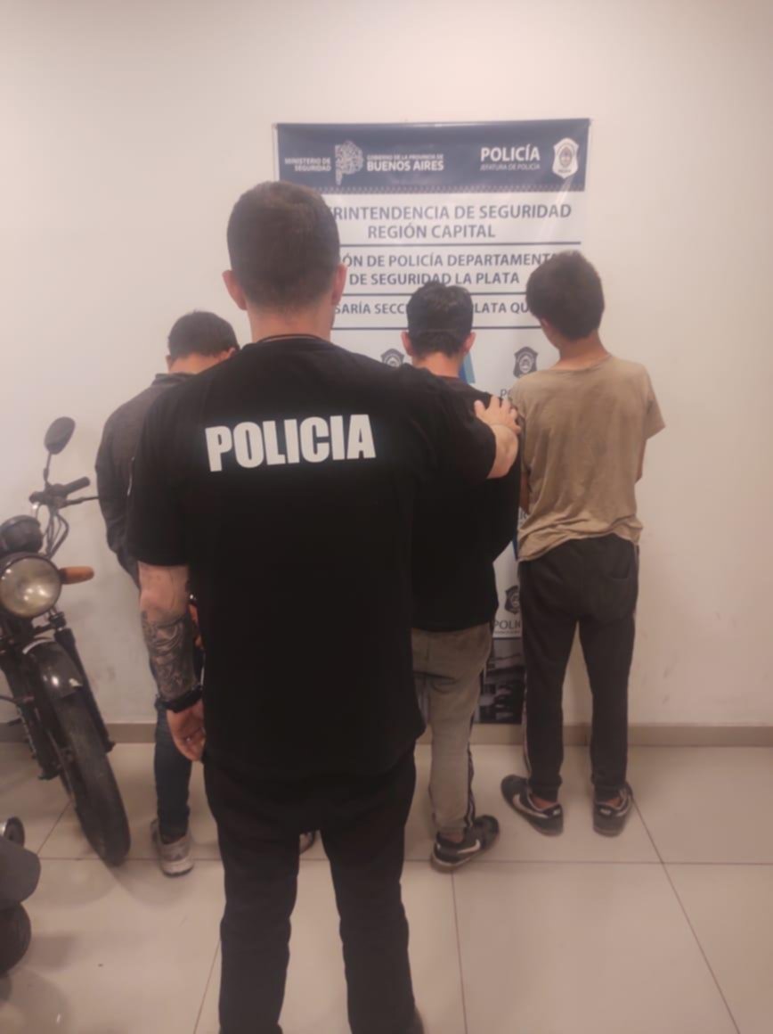 Tres jóvenes delincuentes, tras las rejas