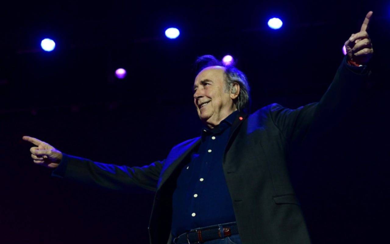 Con un show nostálgico, arrancó la despedida de Serrat de la Argentina