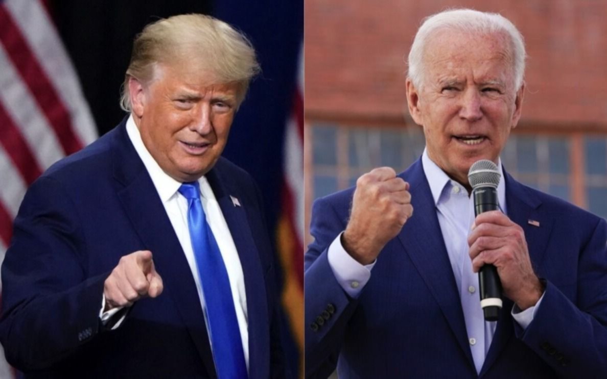 Trump y Biden, a horas de las elecciones y resultados definitorios, realizaron súplicas a los votantes