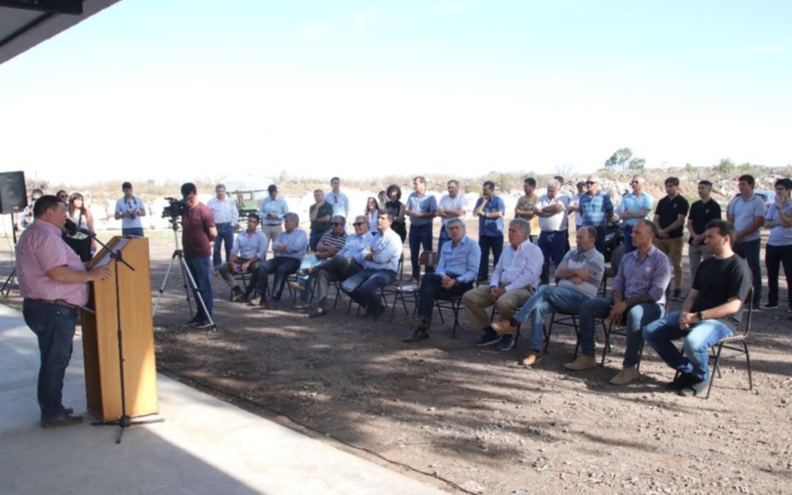 Inauguraron el cuarto Centro de Almacenamiento de envases vacíos de fitosanitarios en Córdoba 