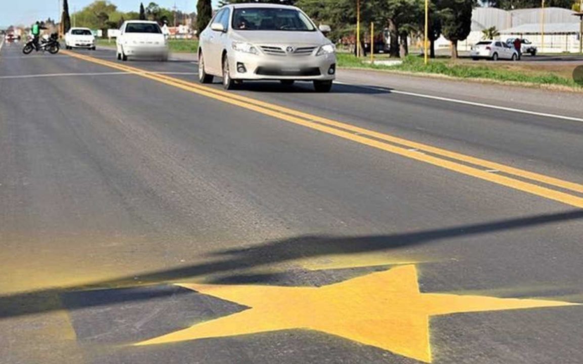 Pintarán estrellas amarillas en La Plata en memoria de las víctimas de accidentes viales