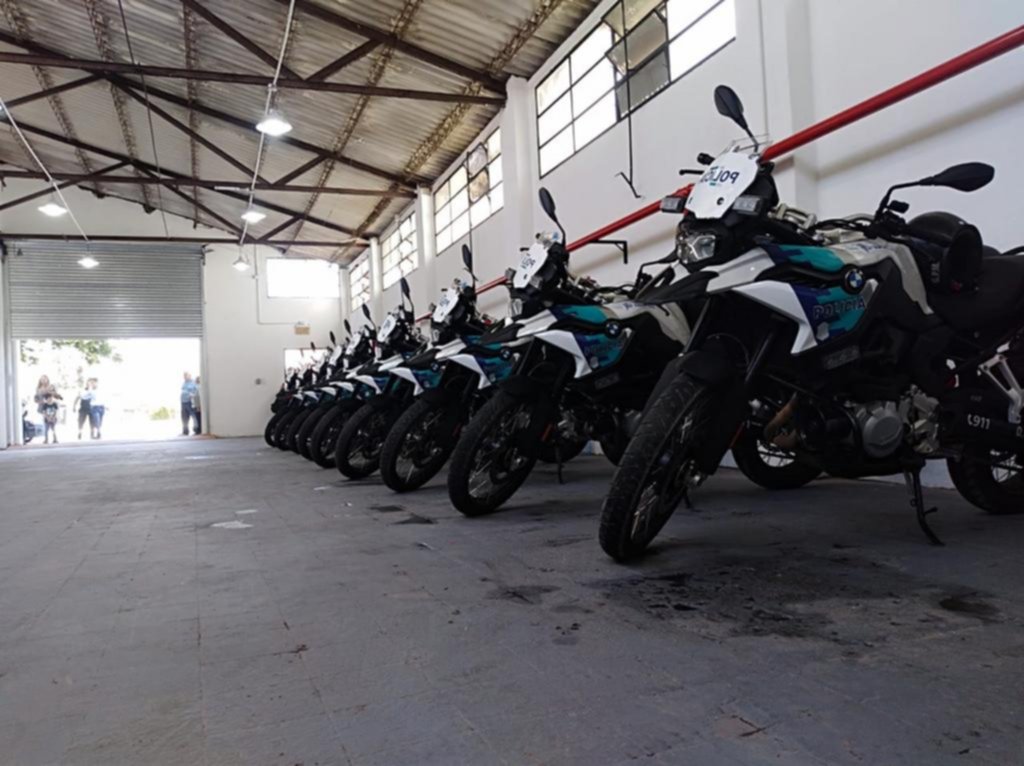 La Policía adquirió motos de alta cilindrada