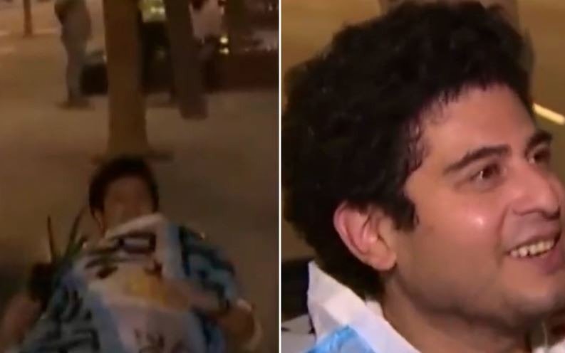 El hincha argentino que asombra a todos en la previa del inicio del Mundial