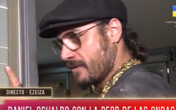 La agresión de Daniel Osvaldo al notero de LAM cuando preguntó por Gianinna Maradona
