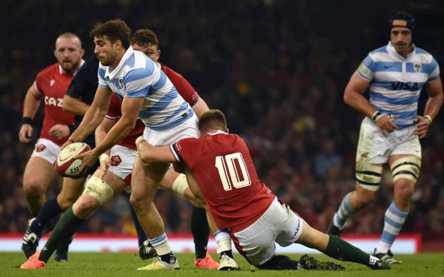 Los Pumas cayeron con Gales en Cardiff
