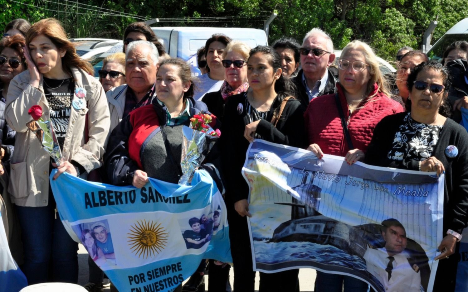 ARA San Juan: familiares recordaron a los marinos del frente a la Base Naval de Mar del Plata