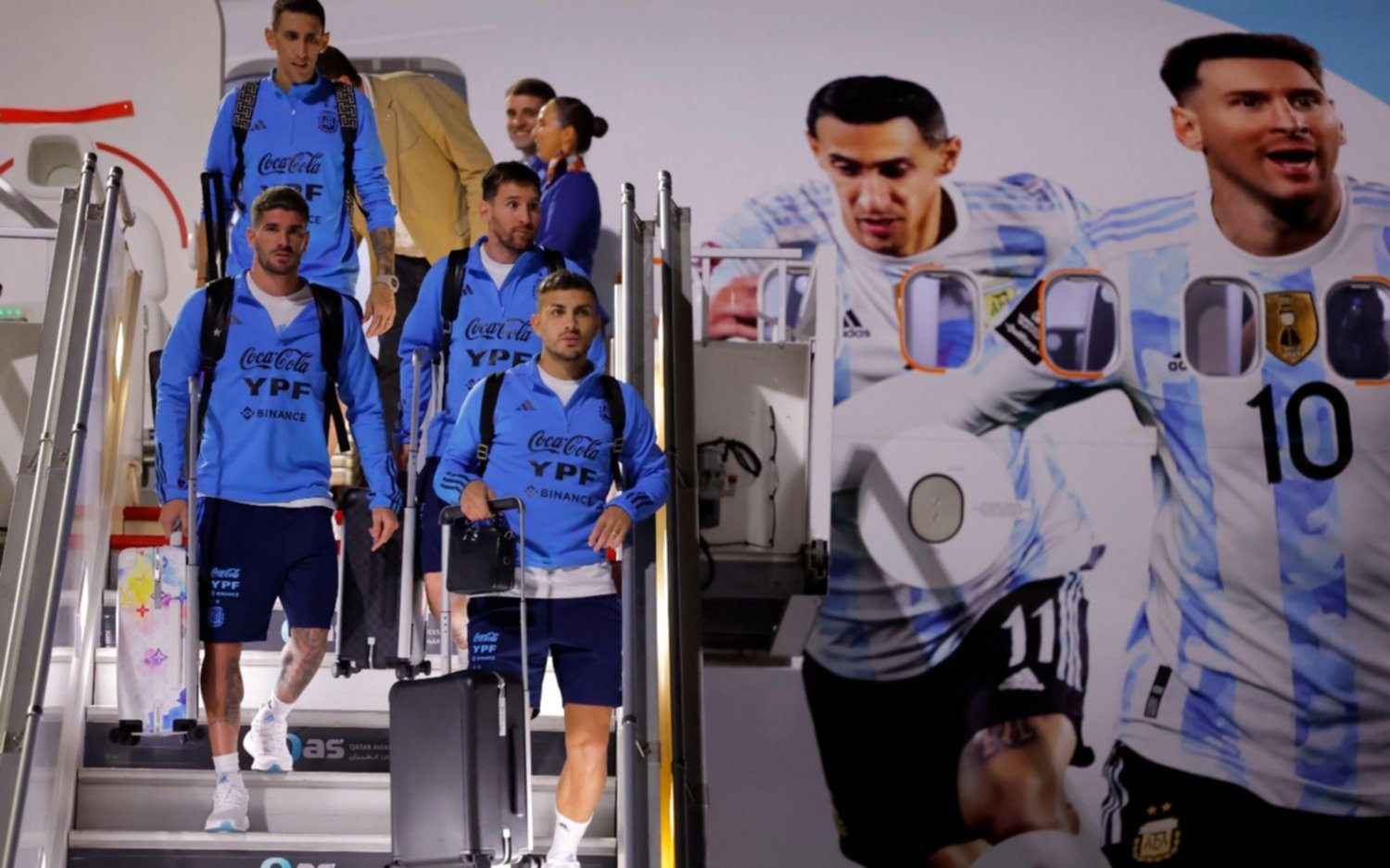 Comienza el sueño: la Selección Argentina llegó a Qatar lista para jugar la Copa del Mundo