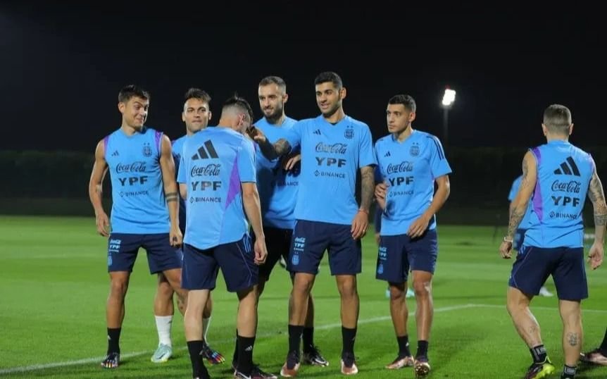 Argentina se entrenó nuevamente en Qatar pensando en Arabia Saudita