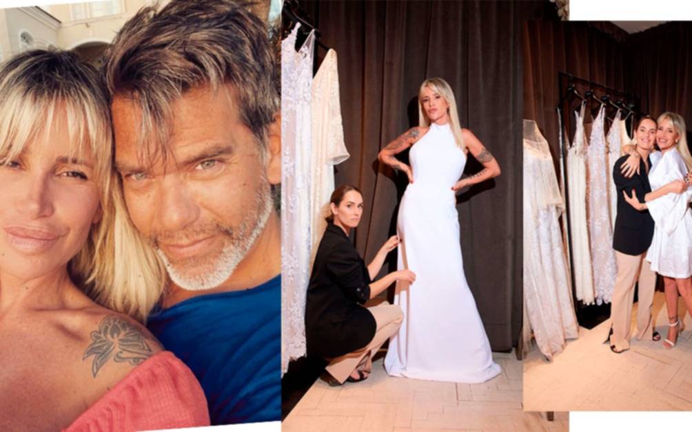 Tres vestidos, dos bodas y un paisaje increíble: así será el casamiento de Florencia Peña  