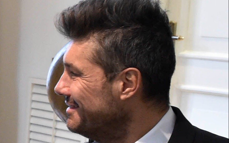 Marcelo Tinelli junto a su hijo Lolo viajaron a Qatar para alentar a la Selección