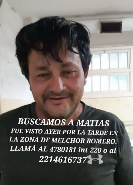 Desesperada búsqueda de un hombre que desapareció de un hospital de La Plata