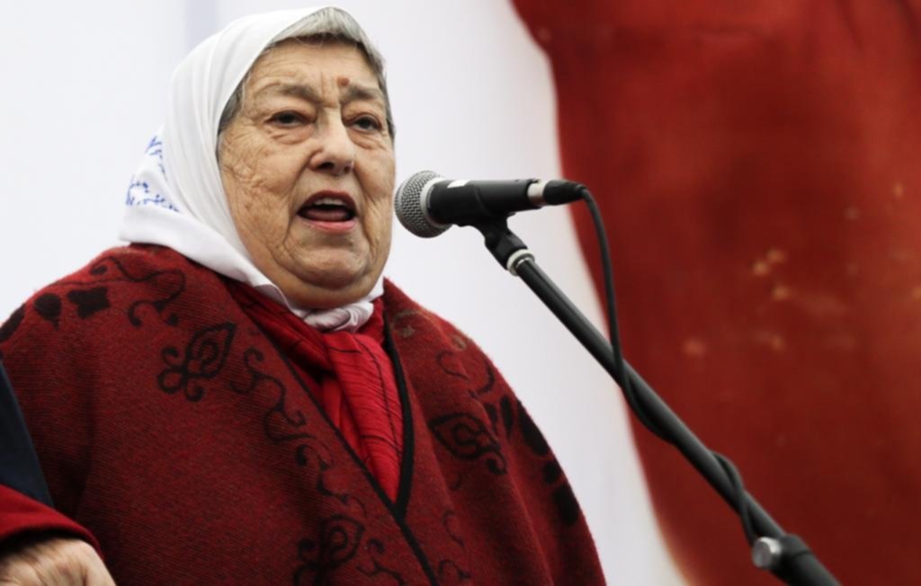 Murió en La Plata Hebe de Bonafini, titular de Madres de Plaza de Mayo