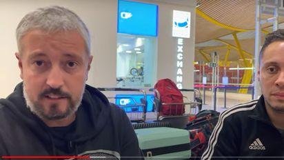 El periodista Pablo Carrozza, estafado y varado junto a un grupo de hinchas argentinos