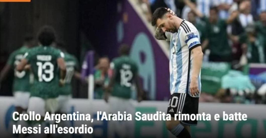 "Batacazo": así refleja la prensa mundial la derrota de Argentina