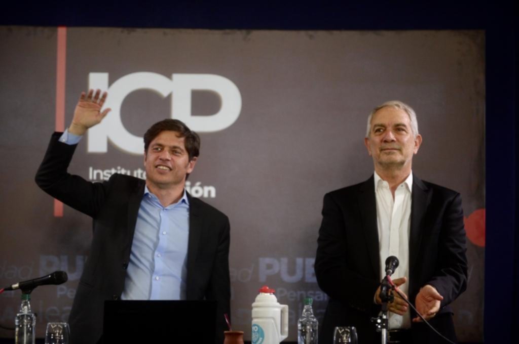 Kicillof: charla en La Plata con fuerte tono electoral