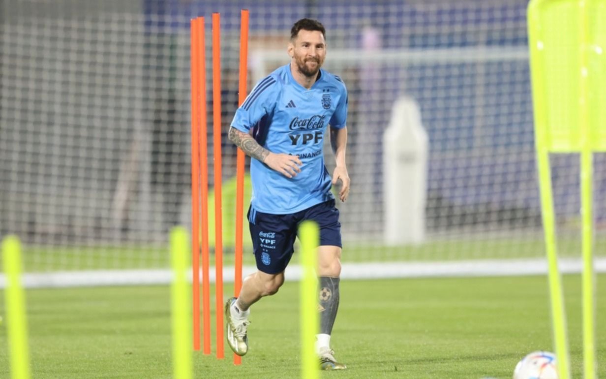 Selección: Messi encendió las alarmas al no entrenar a la par de sus compañeros