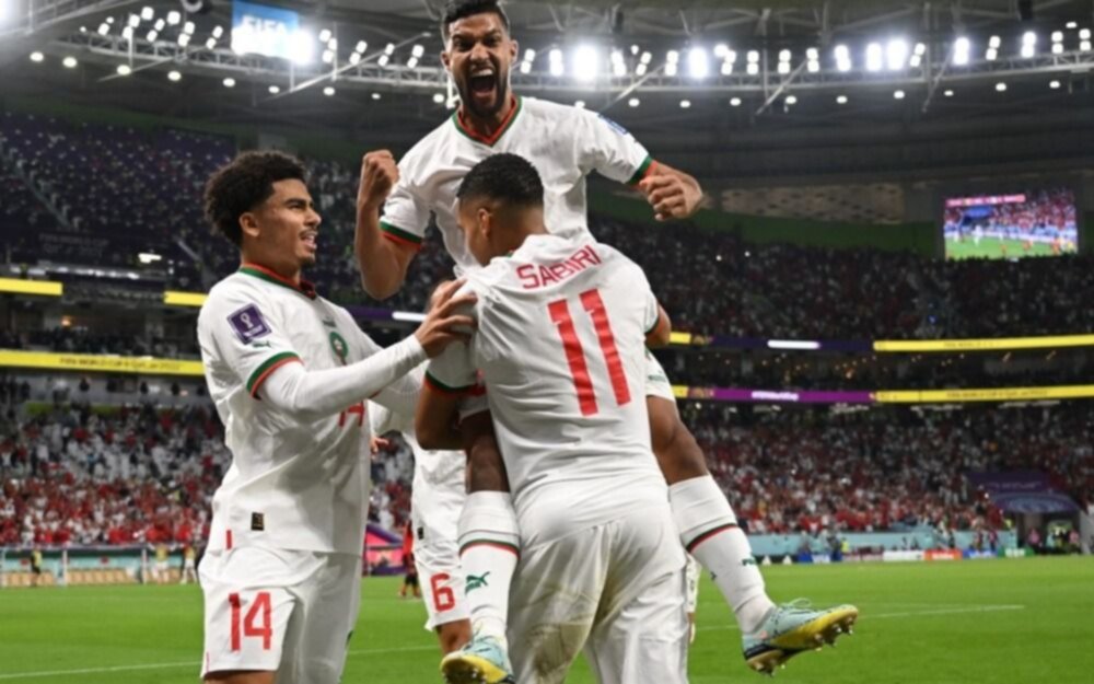 El mundial de las sorpresas: Marruecos fue efectivo y derrotó 2 a 0 a Bélgica por el grupo F