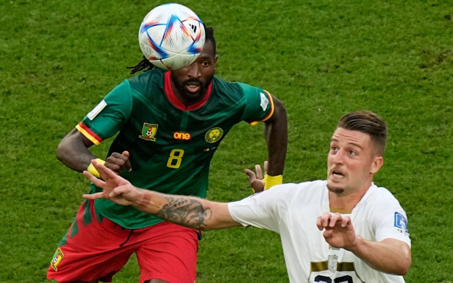 Partidazo: Camerún y Serbia regalaron emoción y goles