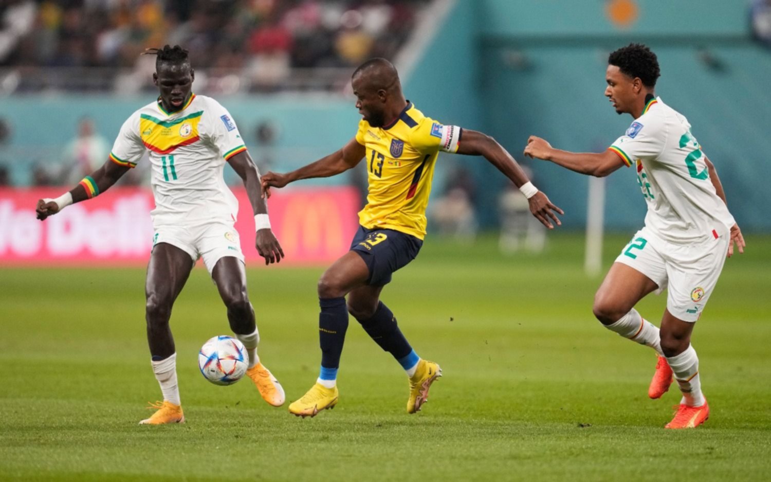 Ecuador no pudo con Senegal y se quedó afuera