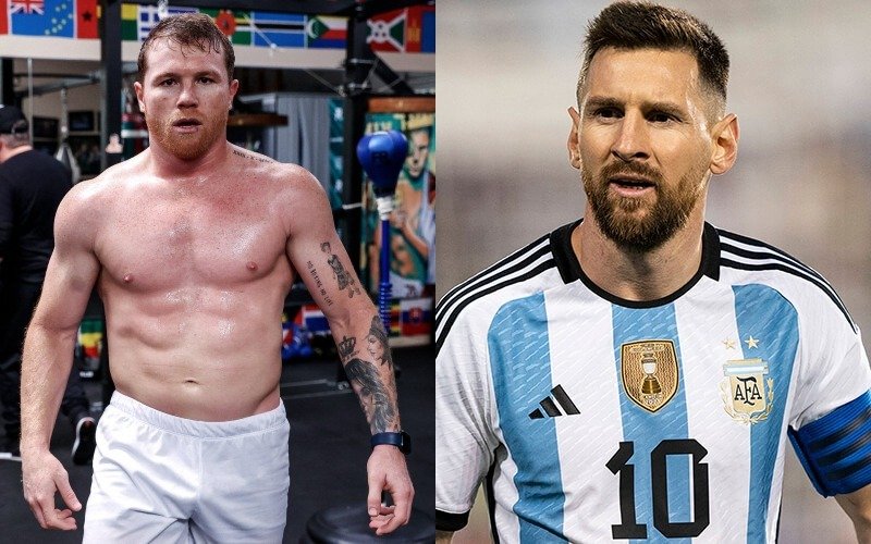 Se le chispoteó: el boxeador mexicano Canelo Álvarez le pidió perdón a Messi