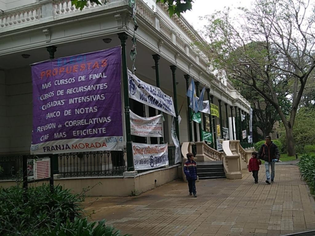 Elecciones en la UNLP: desde hoy votan los estudiantes y se esperan disputas en varias facultades