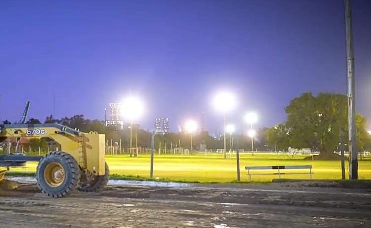 Gimnasia se encuentra en plena etapa de obras en los predios