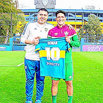 Germán Cano, “respetuoso” de la historia copera de Boca