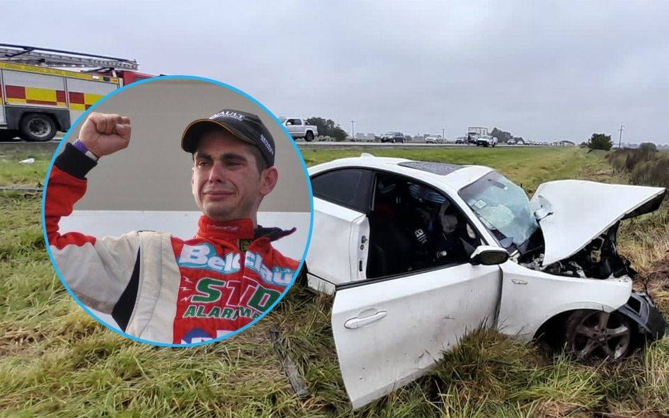 Tragedia en la Ruta 205: murió en un accidente Agustín Herrera, reconocido piloto de Turismo Nacional