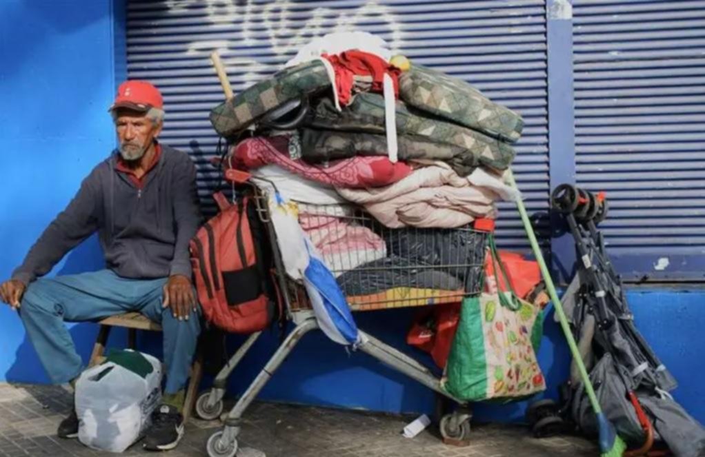 En el Uruguay próspero, crece la población de calle en la capital