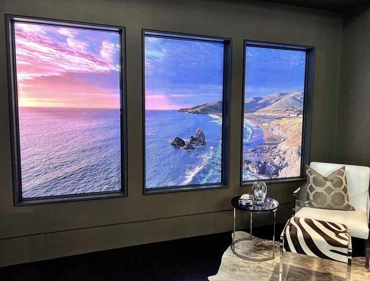 Ventanas virtuales “agregan” paisajes inexistentes