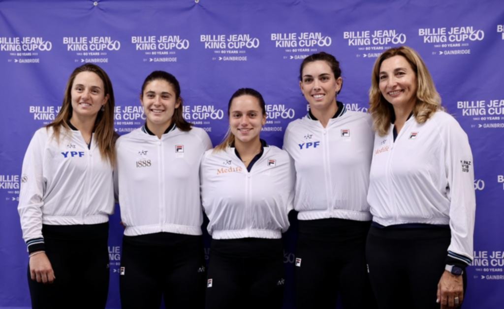 Argentina intentará dar el golpe frente a Eslovaquia por la Billie Jean King Cup