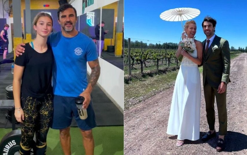 El ninguneo de Fabián Cubero: Hizo un irónico comentario sobre su hija Indiana en el momento que se casaba Nicole Neumann