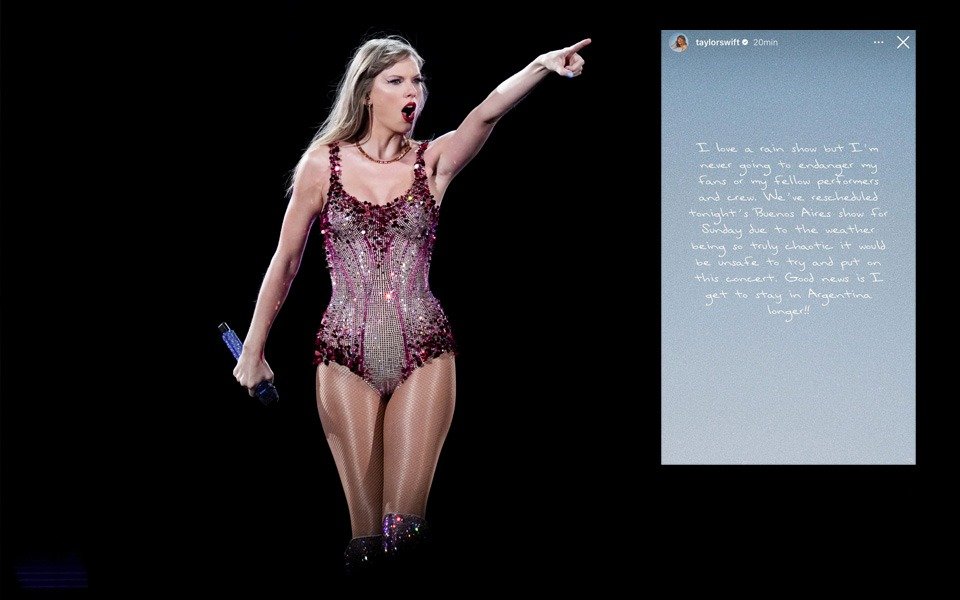 Taylor Swift, tras la suspensión de su segundo show: "Nunca voy a poner en peligro a mis fans"