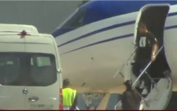 ¡Hola Lionel! Messi llegó a la Argentina para la doble fecha de eliminatorias