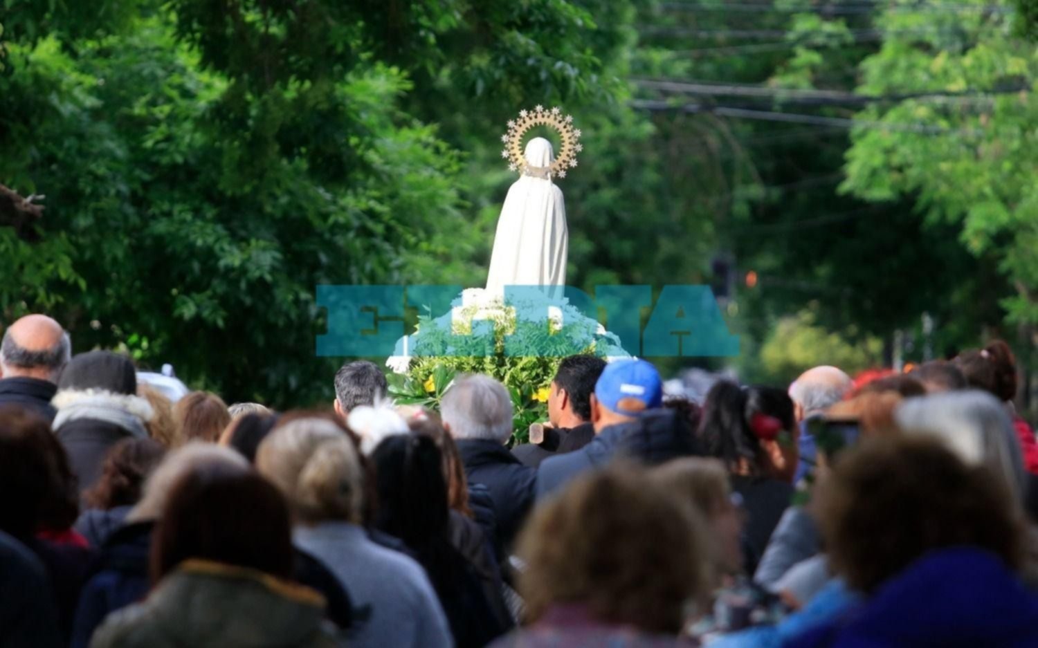 Una nueva procesión por la Rosa Mística convocó a los fieles de La Plata