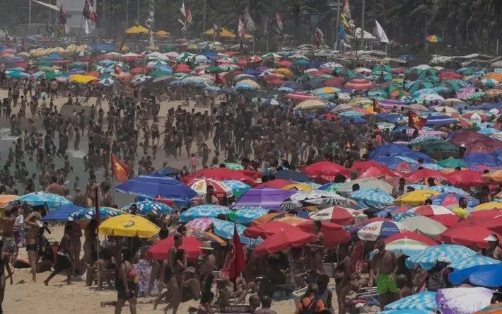 Intensa ola de calor en Brasil: la térmica llegó a 63ºC