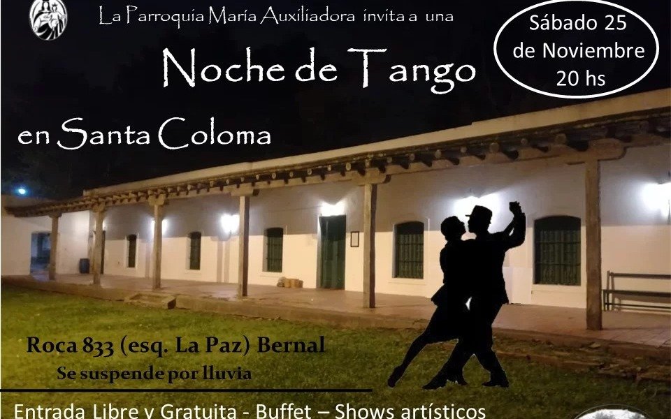 La casona de Santa Coloma se viste de tango