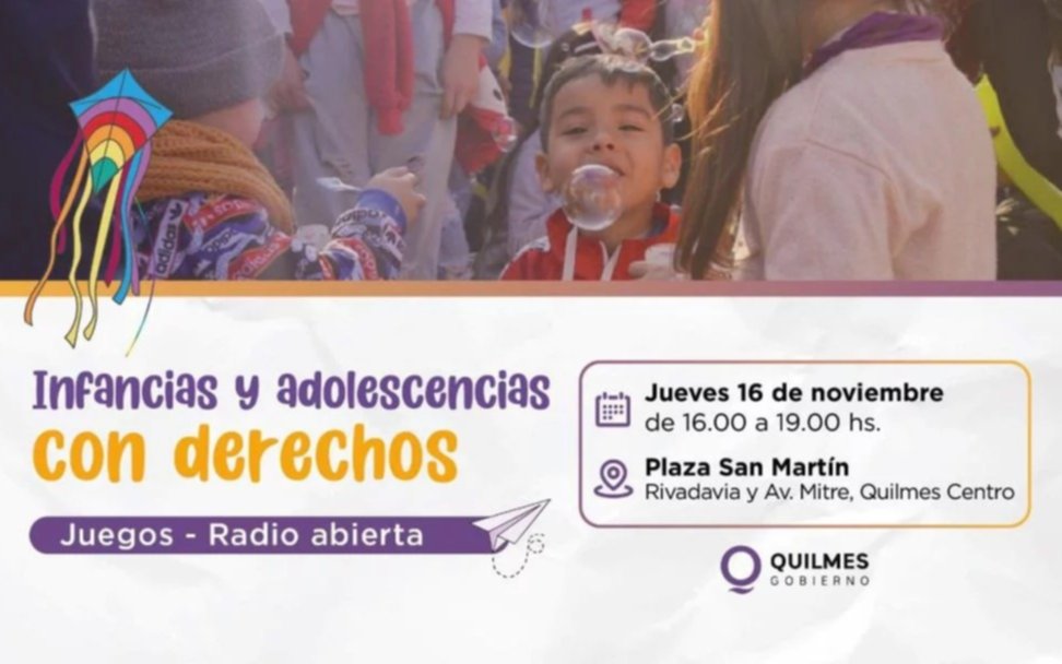 El Municipio de Quilmes celebra el Día Mundial de la Infancia