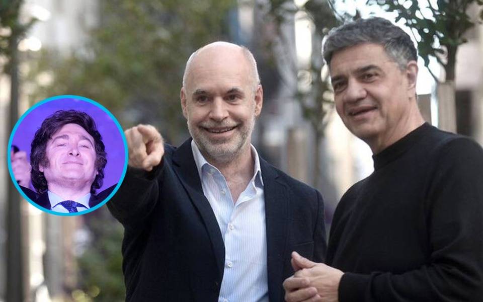 Elecciones 2023.- Rodríguez Larreta y Jorge Macri felicitaron a Javier Milei tras la victoria en el balotaje