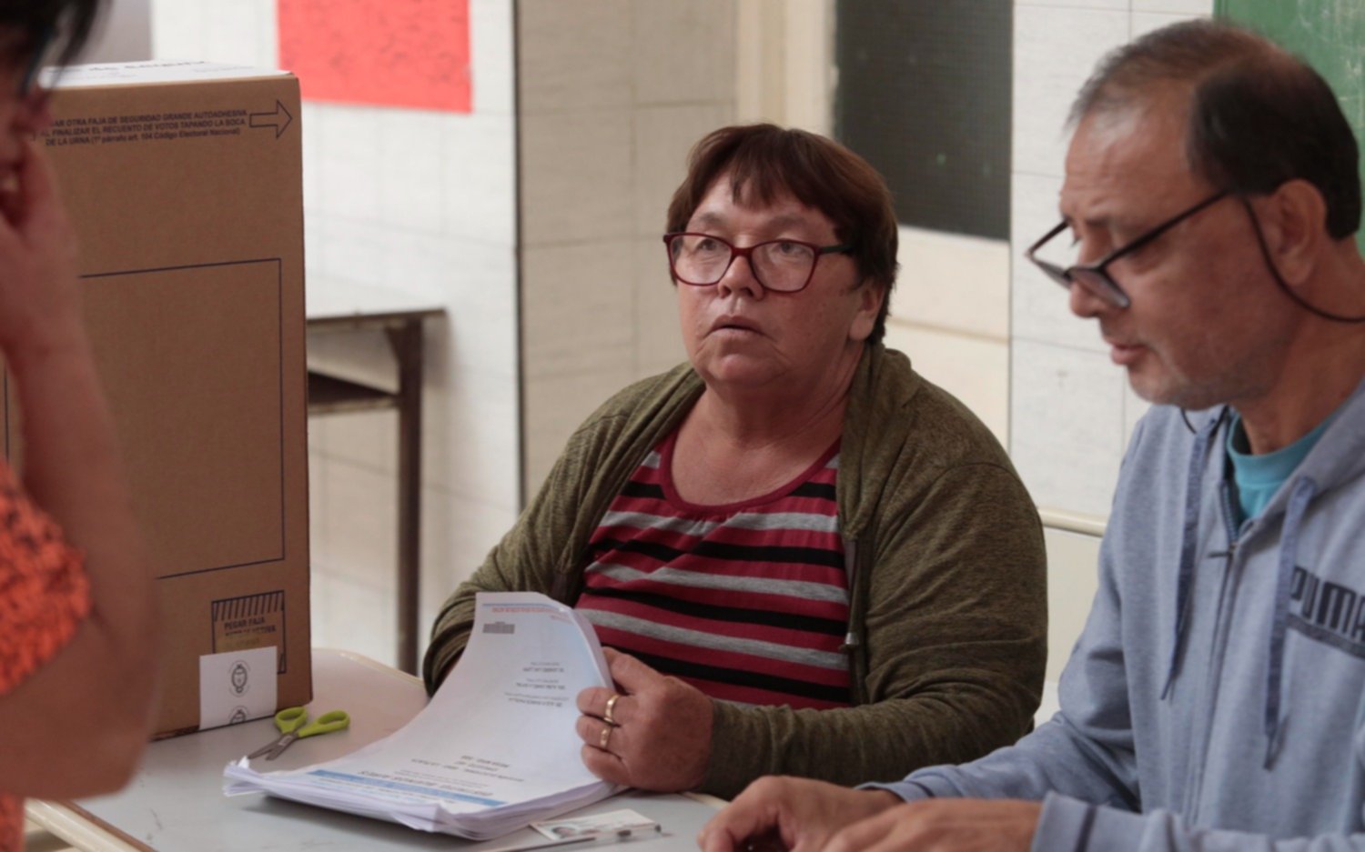Esther, presidenta de mesa por sorpresa