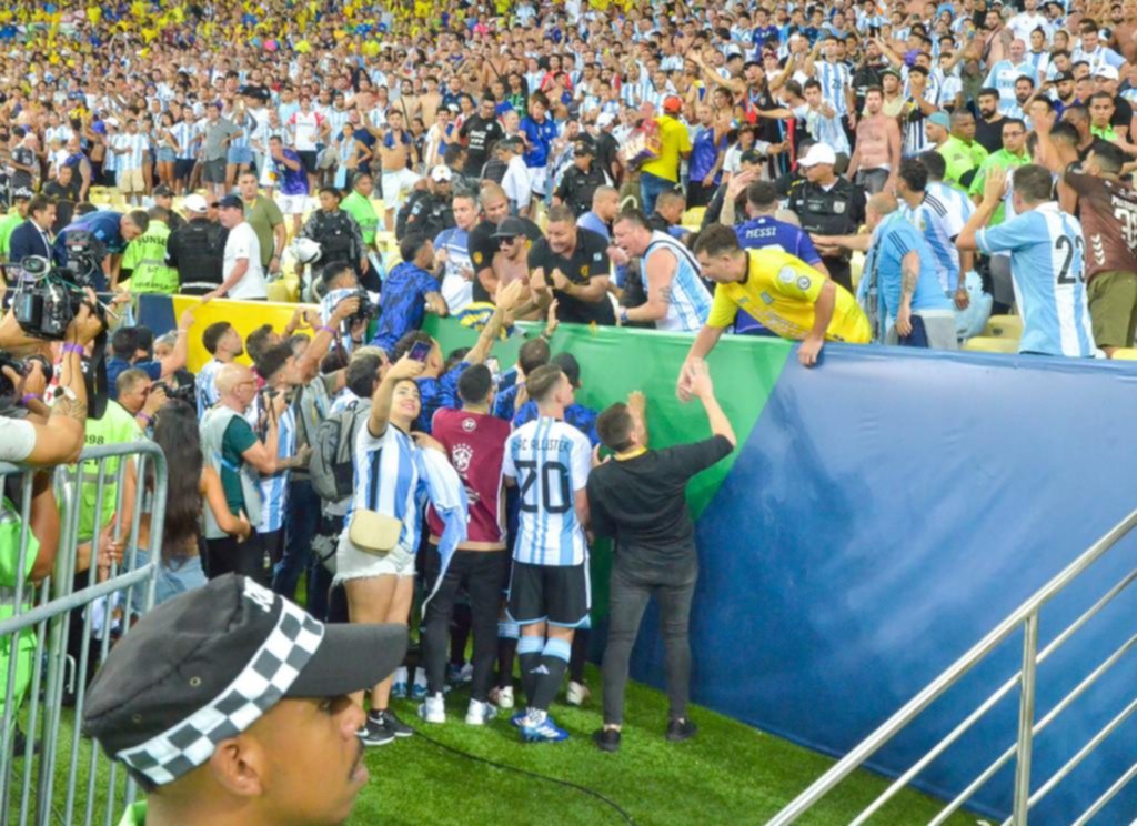 Repudio de Messi y sus compañeros a la violencia en Río