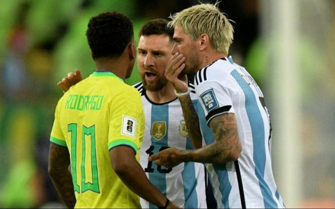 Argentina vs Brasil: Rodrygo denunció racismo tras el cruce con Messi