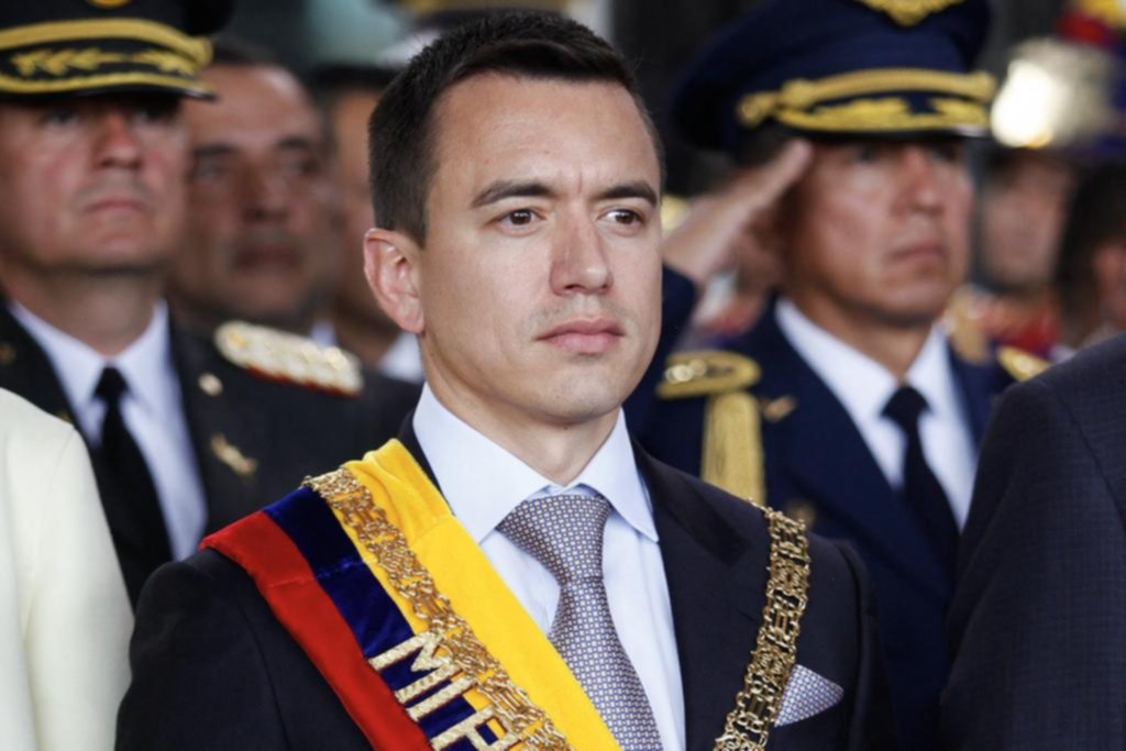 Asumió Noboa en Ecuador con un pedido de unidad