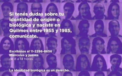 Quilmes brinda asistencia para  quienes dudan sobre su identidad