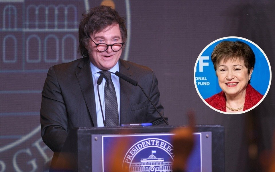 Milei tuvo su primera comunicación con la directora del FMI: "Se mostraron colaborativos"